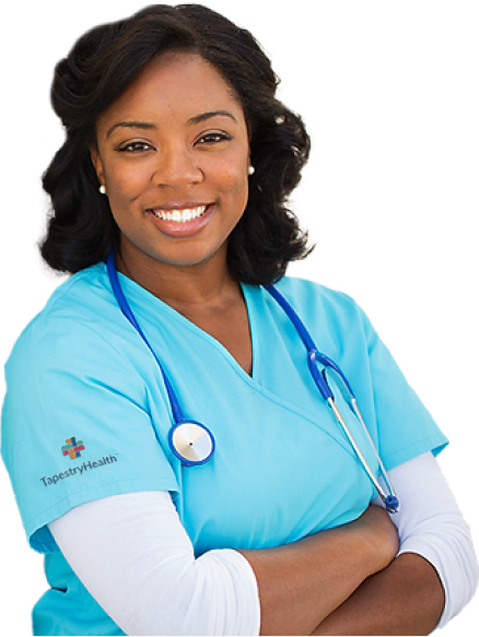 Tapestry Health Nurse smiling