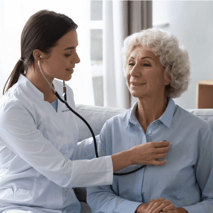 Primary Care Clinician with Patient